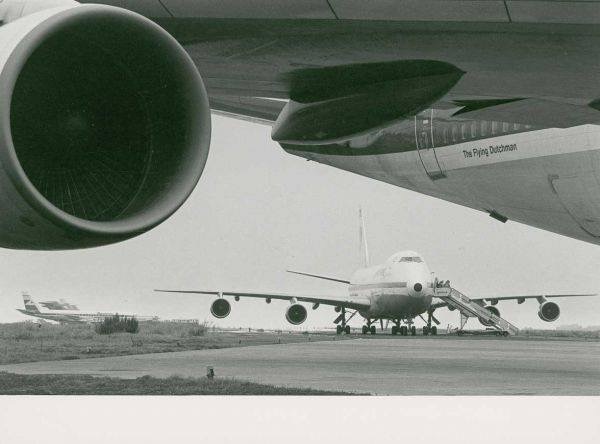 Uma da últimas imagens dos aviões antes do acidente